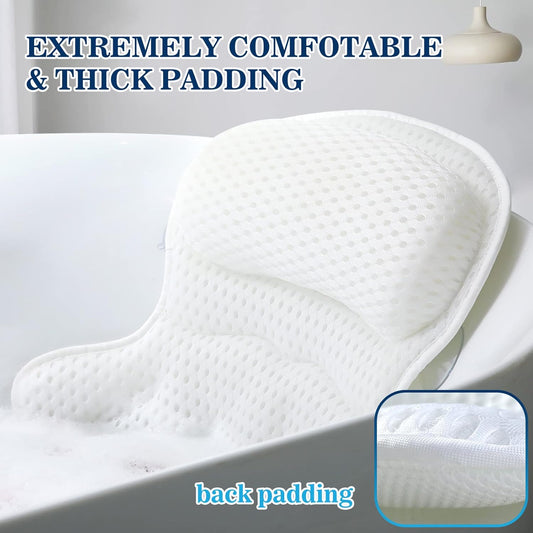 Ergonomic Tub Bath Pillow