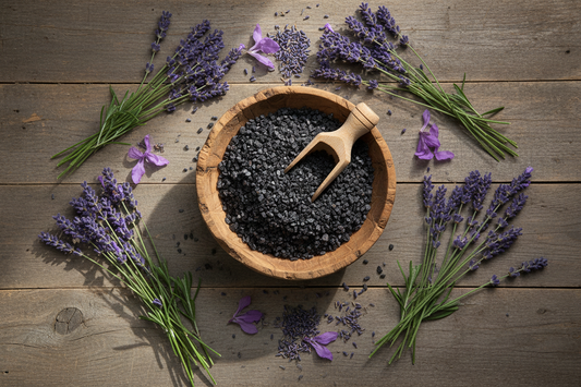 Twilight Lavender Salt Scrub – Calming Exfoliating Body Polish (8 oz)